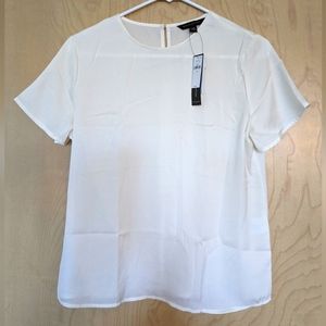 Banana Republic Factory Satin Shirt NWT sz xs